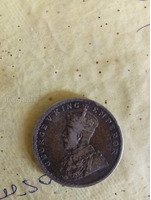 1919 One Rupee India Coin - King George V - Image 2