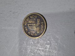 1 NAYA PAISA 1964 coin Nickel-Brass India