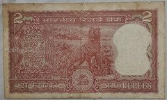Vintage Indian 2 Rupees Banknote - Image 2