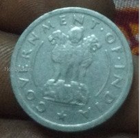 1951 India 1/2 Rupee Coin - Image 2