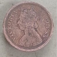 1894 Half Pice Coin from Bihar and Orissa, India - Image 2