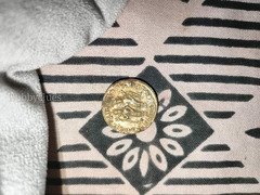 Vintage Indian Coin with Lion Emblem - Image 2