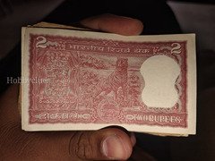 Vintage Indian 2 Rupees Banknote - Image 2