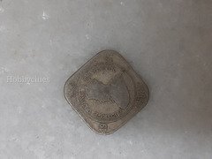 Vintage 2 Annas Indian Coin - Square Shape - Image 2