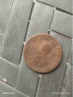 Old Copper Coin with Portrait - Image 2