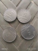 Set of Four Indian 5 Rupees Coins - Image 2