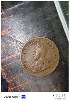 1940 British India One Quarter Anna Coin - King George V