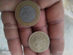 Set of Indian Coins - 5 Rupees and 10 Rupees - Image 2