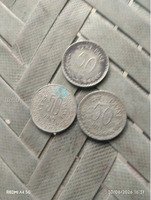 Set of 3 Vintage Indian 50 Paise Coins - Image 2
