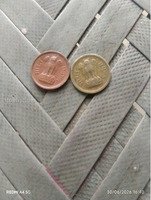 Set of Two Vintage Indian 1 Naya Paisa Coins (1957 & 1962)