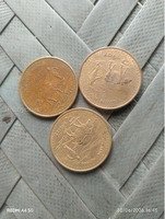 Set of 3 Vintage Nepalese 5 Rupees Coins - Image 2