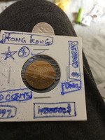 1997 Hong Kong 10 Cents Coin