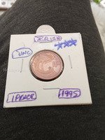 1995 Irish 1 Pence Coin UNC