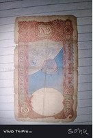 Old Indian 2 Rupees Banknote - Image 2