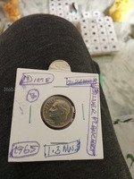 1965 US Silver Plated Dime Coin