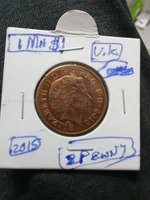 2016 UK 2 Penny Coin