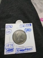 1978 UK 5 New Pence Coin - UNC Condition
