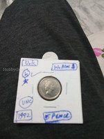 1992 u.k. 5 pence UNC.