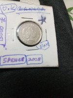 2008 UK 5 Pence Coin