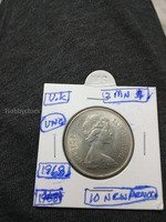 1968 UK 10 New Pence Coin UNC