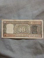 Vintage ₹10 Indian Currency Note – Collector's Item - Image 2