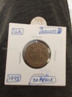 1995 UK 20 Pence Coin