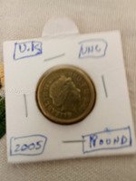 2005 UK One Pound Coin in UNC Condition