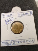1986 France 5 Centimes Coin UNC