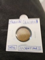 1976 France 10 Centimes Coin