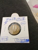 1979 France 10 Centimes Coin