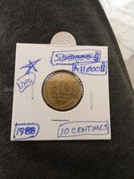 1988 French 10 Centimes Coin