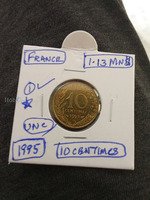 1995 France 10 centimes UNC.