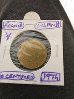 1974 France 20 Centimes Coin