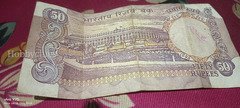 Vintage Indian 50 Rupees Banknote - Image 2