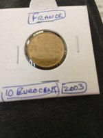 2003 France 10 Euro Cent Coin
