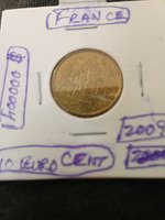 2009 France 10 Euro Cent Coin