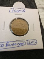 2012 France 10 Euro Cent Coin
