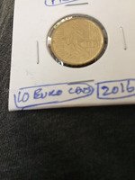 2016 10 Euro Cent Coin