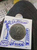 1979 French 2 Francs Coin