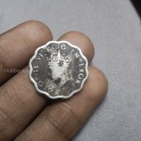 Vintage 1 Anna Coin from 1939 with King George VI Portrait