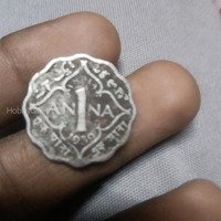Vintage 1 Anna Coin from 1939 with King George VI Portrait - Image 2