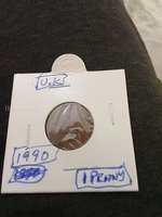 1990 UK 1 Penny Coin
