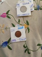 UK 1993 1 Penny and 1971 5 New Pence Coins