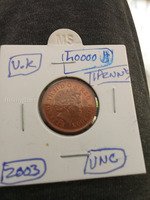 2003 UK One Penny Coin - Uncirculated