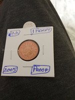 2005 UK 1 Penny Proof Coin