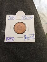 2007 UK One Penny Proof Coin