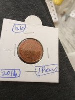 2016 UK One Penny Coin