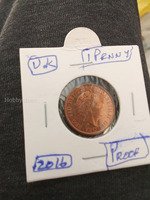 2016 UK 1 Penny Proof Coin