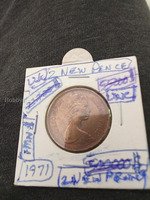 1971 UK 2 New Pence Coin