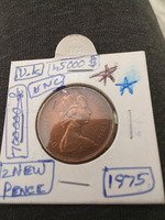1975 UK 2 New Pence Coin UNC